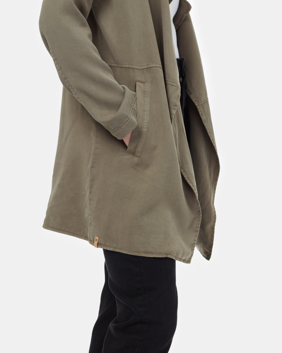 未使用級✨deres コート short triangle coat 23AW CODE A トレンチコート コート oversized short trench coat