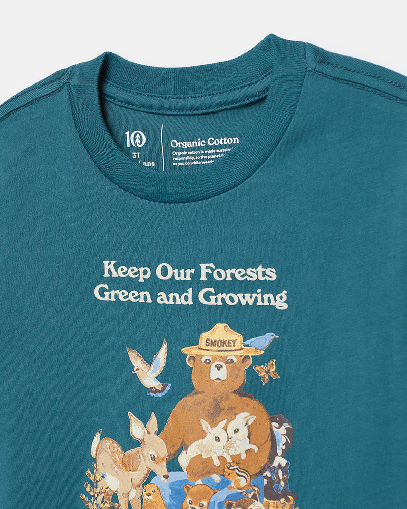Kids Organic Cotton Bear Graphic Tee