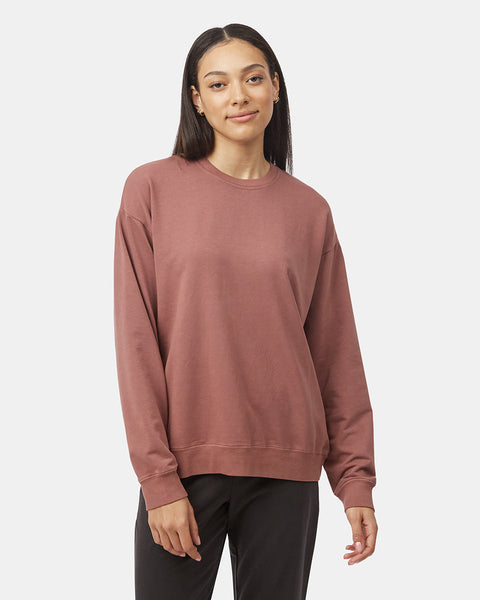 Womens French Terry Oversized Crew | Organic Cotton