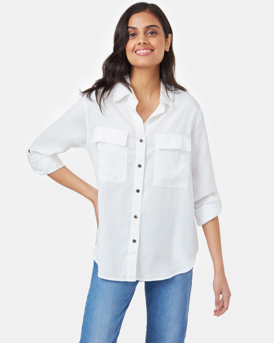 Womens Tencel Everyday Blouse | TENCEL™ Lyocell Womens Tencel Everyday Blouse | TENCEL™ Lyocell