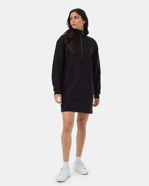 ワンピース HOLIDAY CLASSIC FLEECE ANORAK DRESS black_sweater_dress_TCW5255-