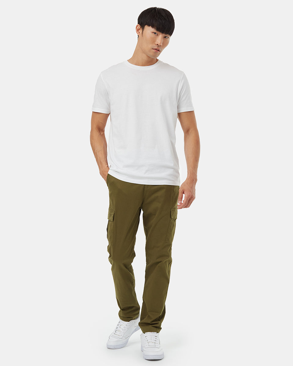 Mens Twill Cargo Chino Pant | Organic Cotton