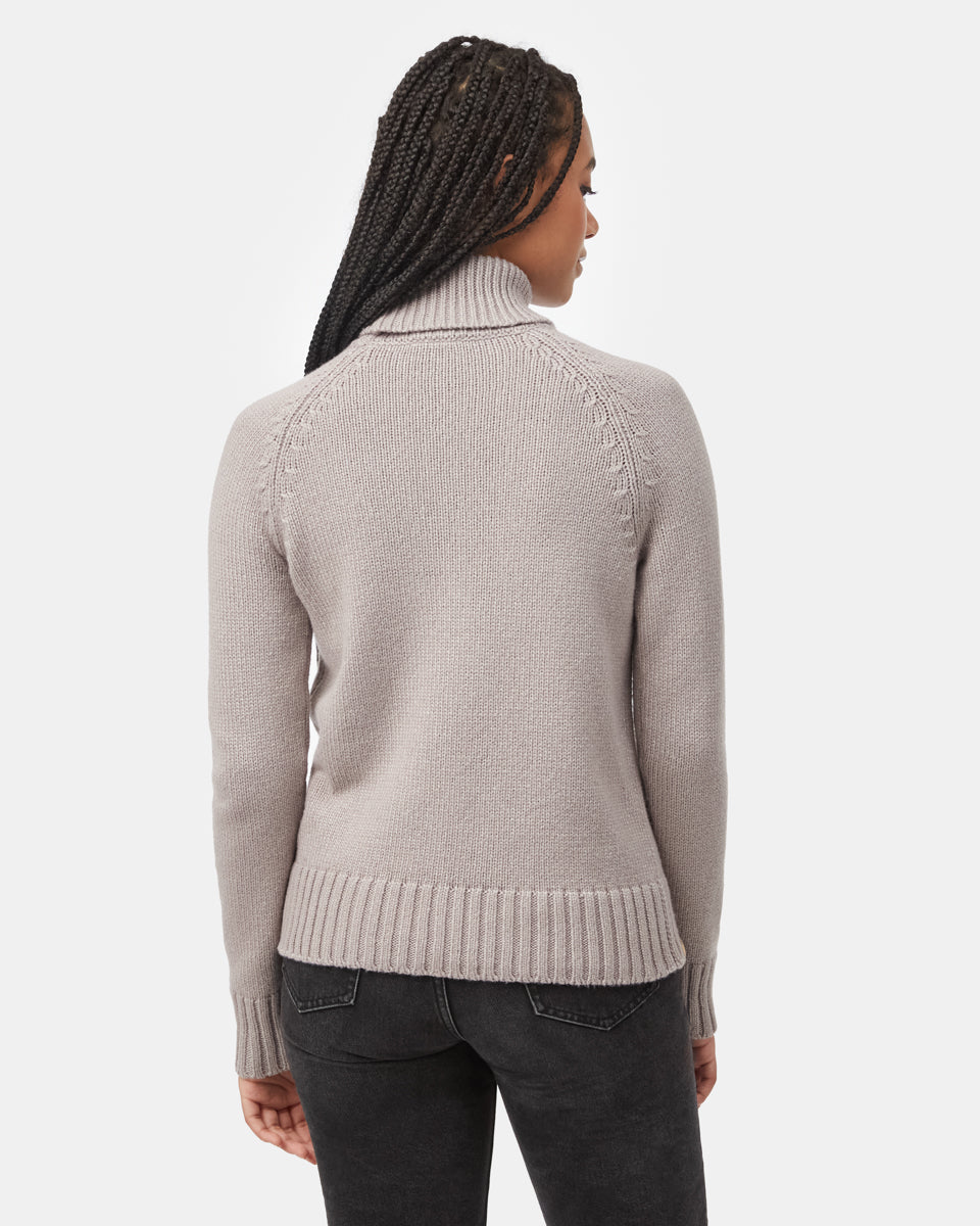 Womens Highline Wool Turtleneck Sweater | Recycled Polyester