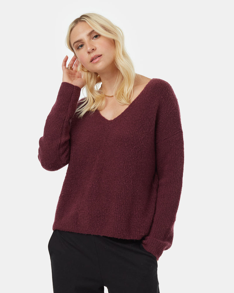 red_vneck_wool_sweater_womens